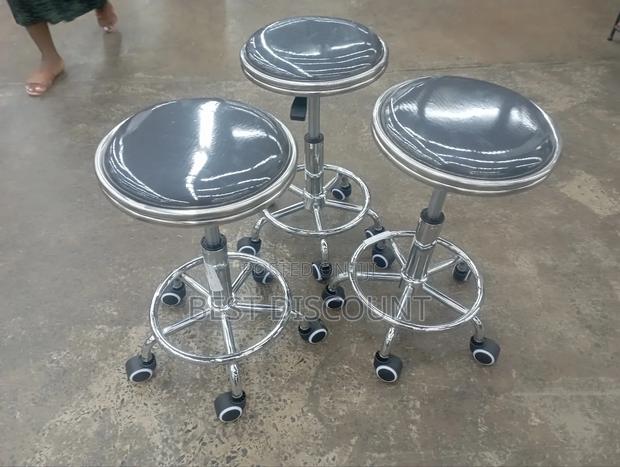 Adjustable Swivel Salon Stools - main view