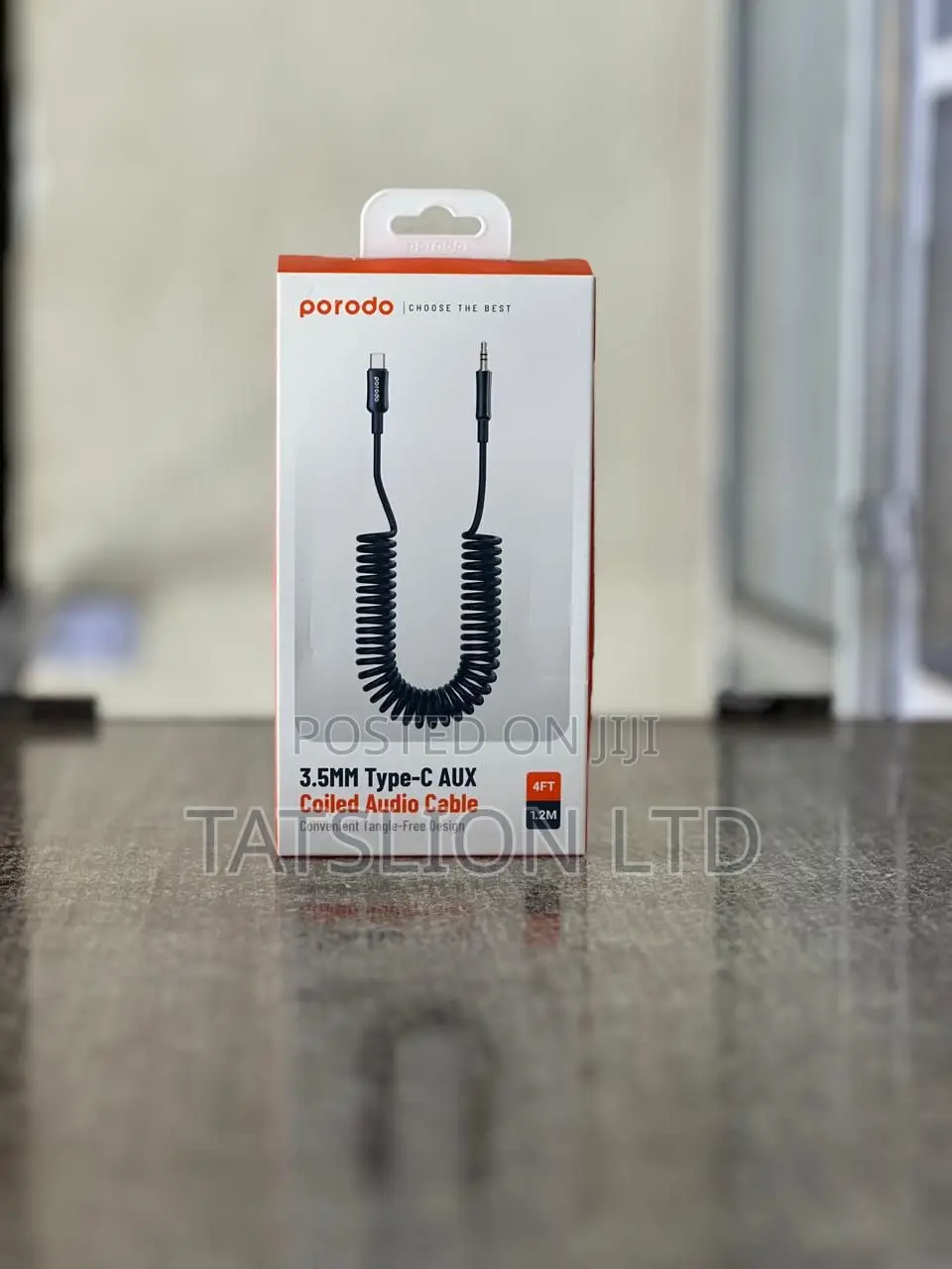 Porodo Type C to Auxi Audio Cable 3.5