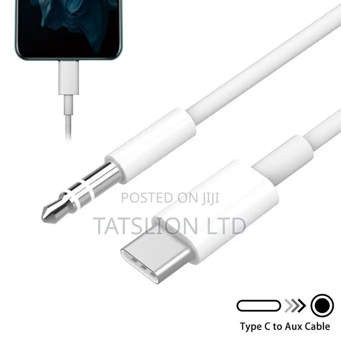 Porodo Type C to Auxi Audio Cable 3.5