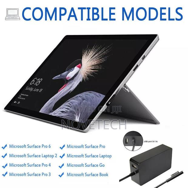 Surface Pro Charger 65W 44W for Microsoft Surface Pro X 3 4 - thumbnail 2