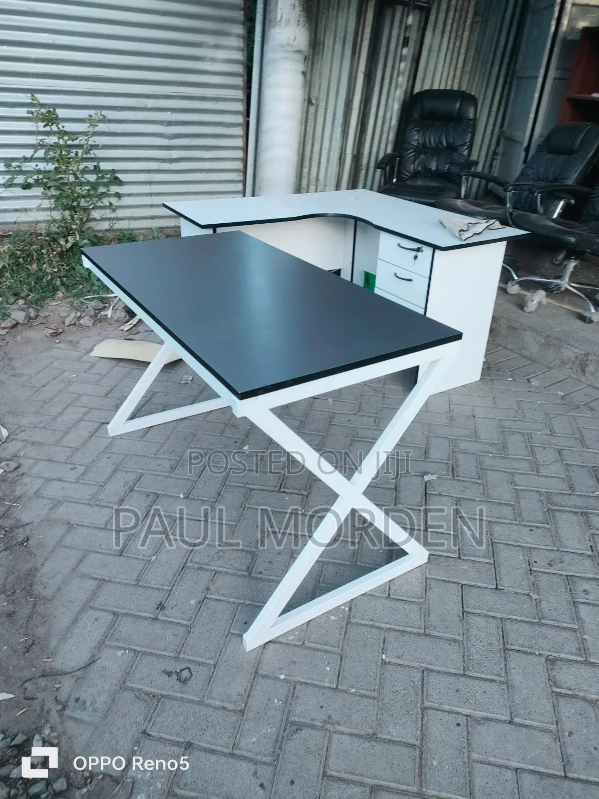 Metallic Study Table