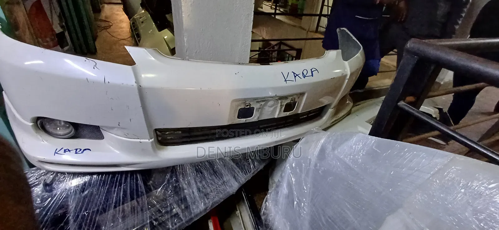 Wish 2002 Front Bumper With Fog Light and Skirting