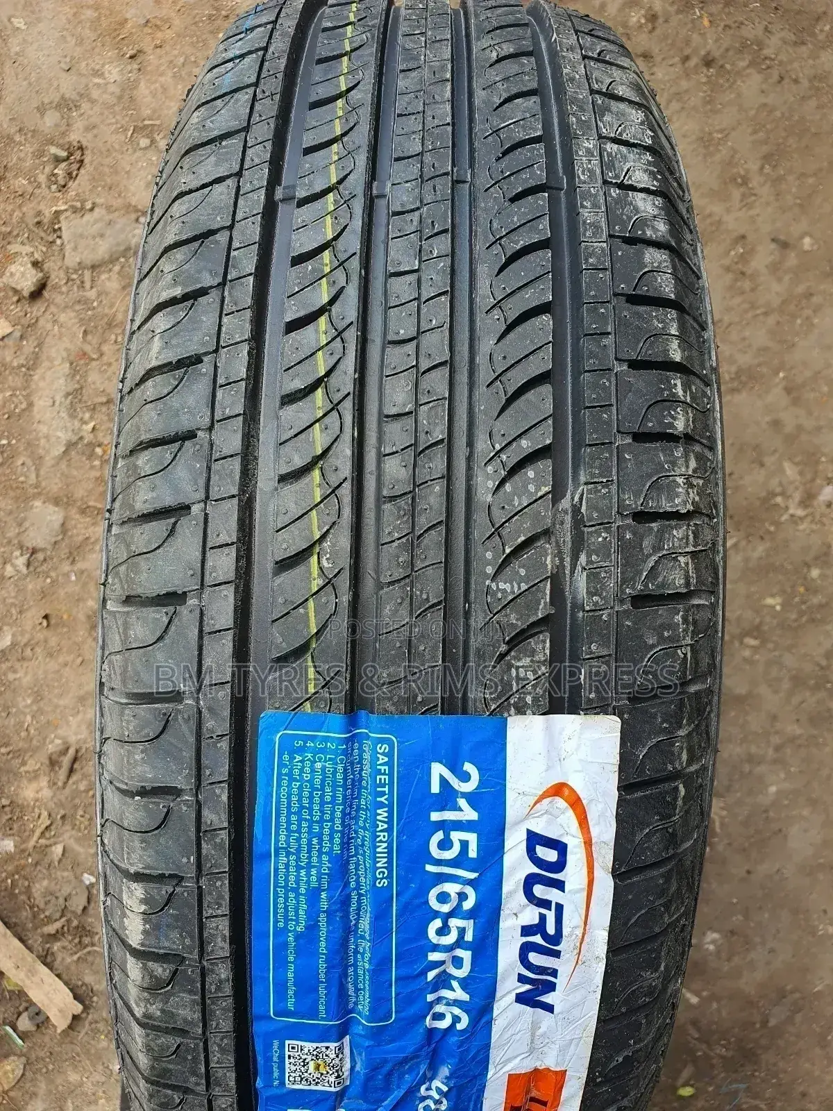 215 /65 R16 Durun Tyres.