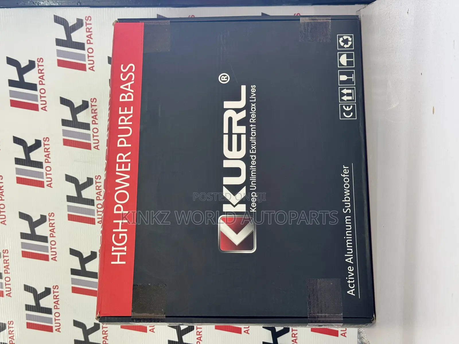 Kuerl 8inchs 600 Watts Car Underseat Subwoofer Deep Bass.