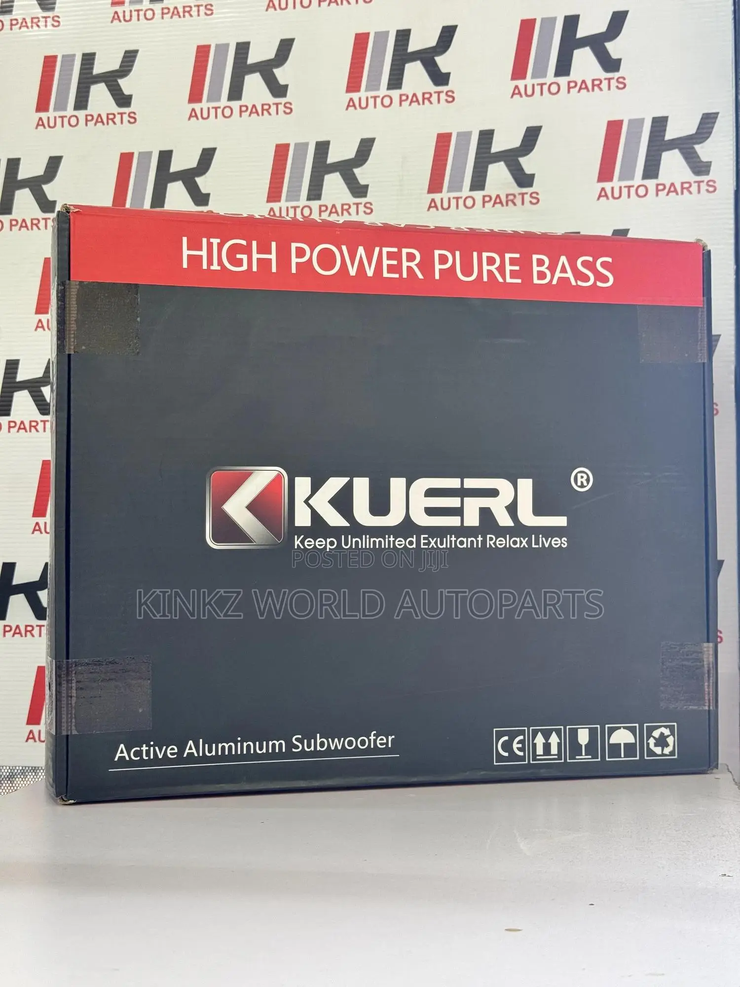 Kuerl 8inchs 600 Watts Car Underseat Subwoofer Deep Bass.