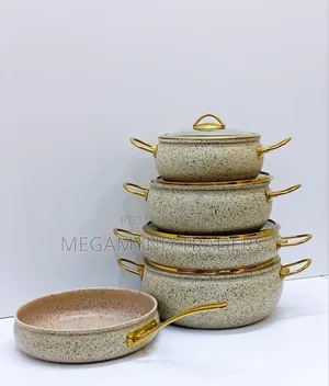 9pc Granite Sufuria Set/ Modern Nonstick Granite Sufuria