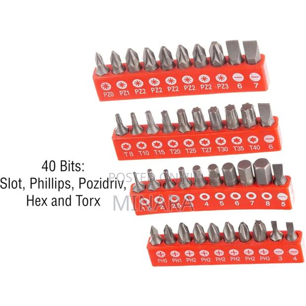 58 Pcs, Screwdrivers Set, Assorted Bits - thumbnail 4