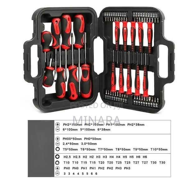 58 Pcs, Screwdrivers Set, Assorted Bits - thumbnail 5