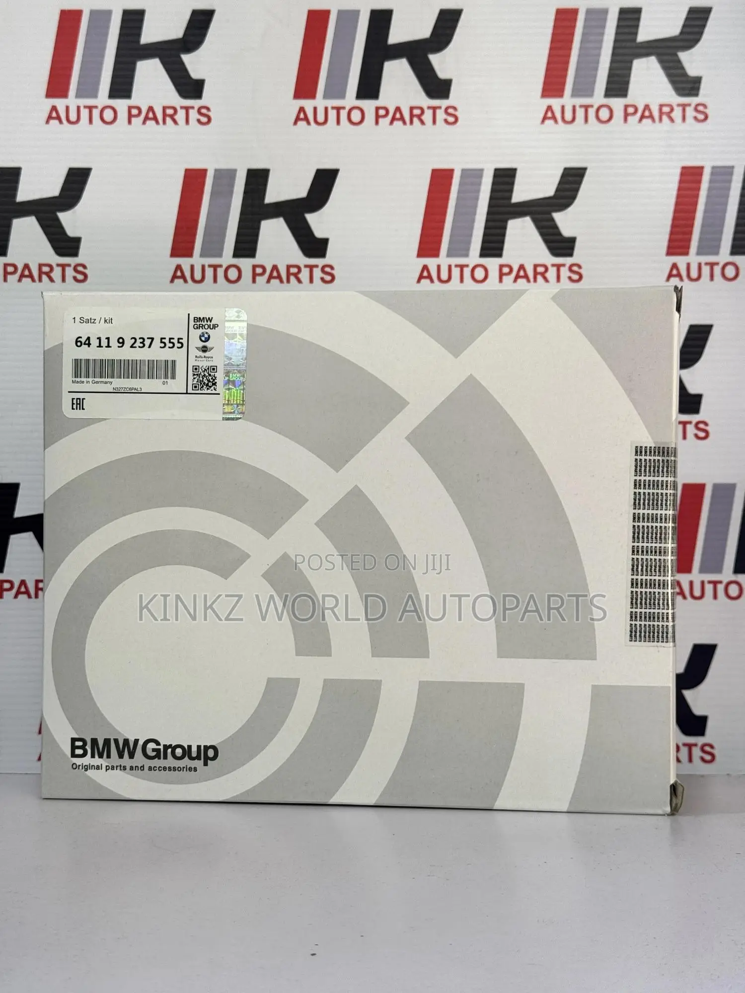 BMW 64119237555 Activated Charcoal Cabin Air Microfilter