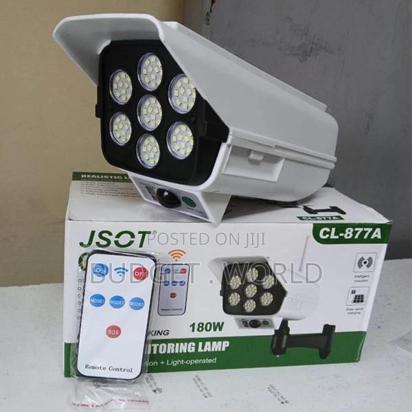 *Inexpensive Solar Light Monitoring Lamp Dummy CCTV - main view