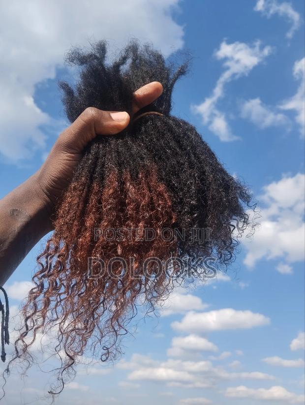 Curly Ends Human Hair Dreadlocks// Dolooks 8-10 Inch Natural - thumbnail 8