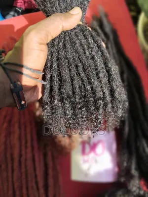Curly Ends Human Hair Dreadlocks// Dolooks 8-10 Inch Natural