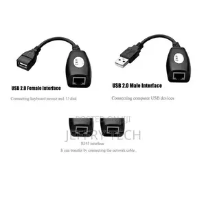 USB Rj45 Extension Adapter Up to 150ft