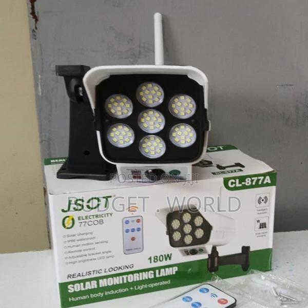 at #180watts Solar Powered Dummy Fake Camera Lamp