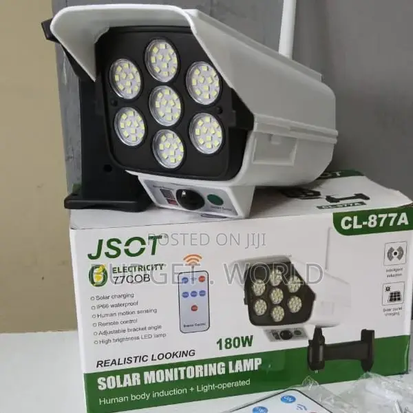 180w Solar Powered _CCTV Shape Motion Sensor Solar Light