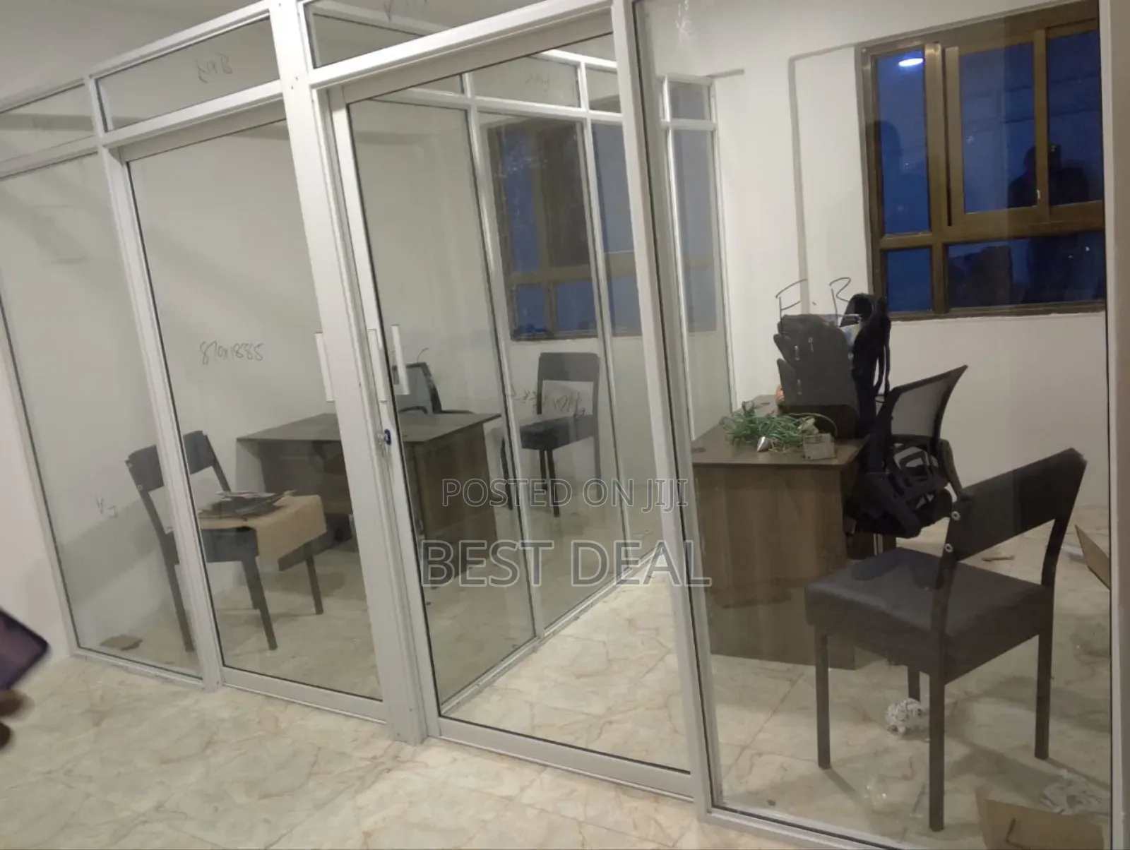 Aluminium Doors Both Slinding and Swing Doors