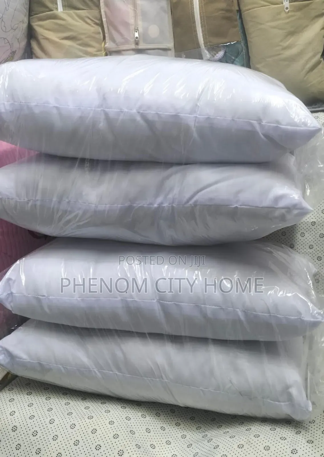 Plain White Bed Pillows