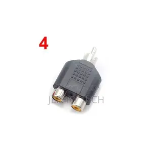 RCA Connector Male to Male Female AV Jack RCA Plug Video Plu