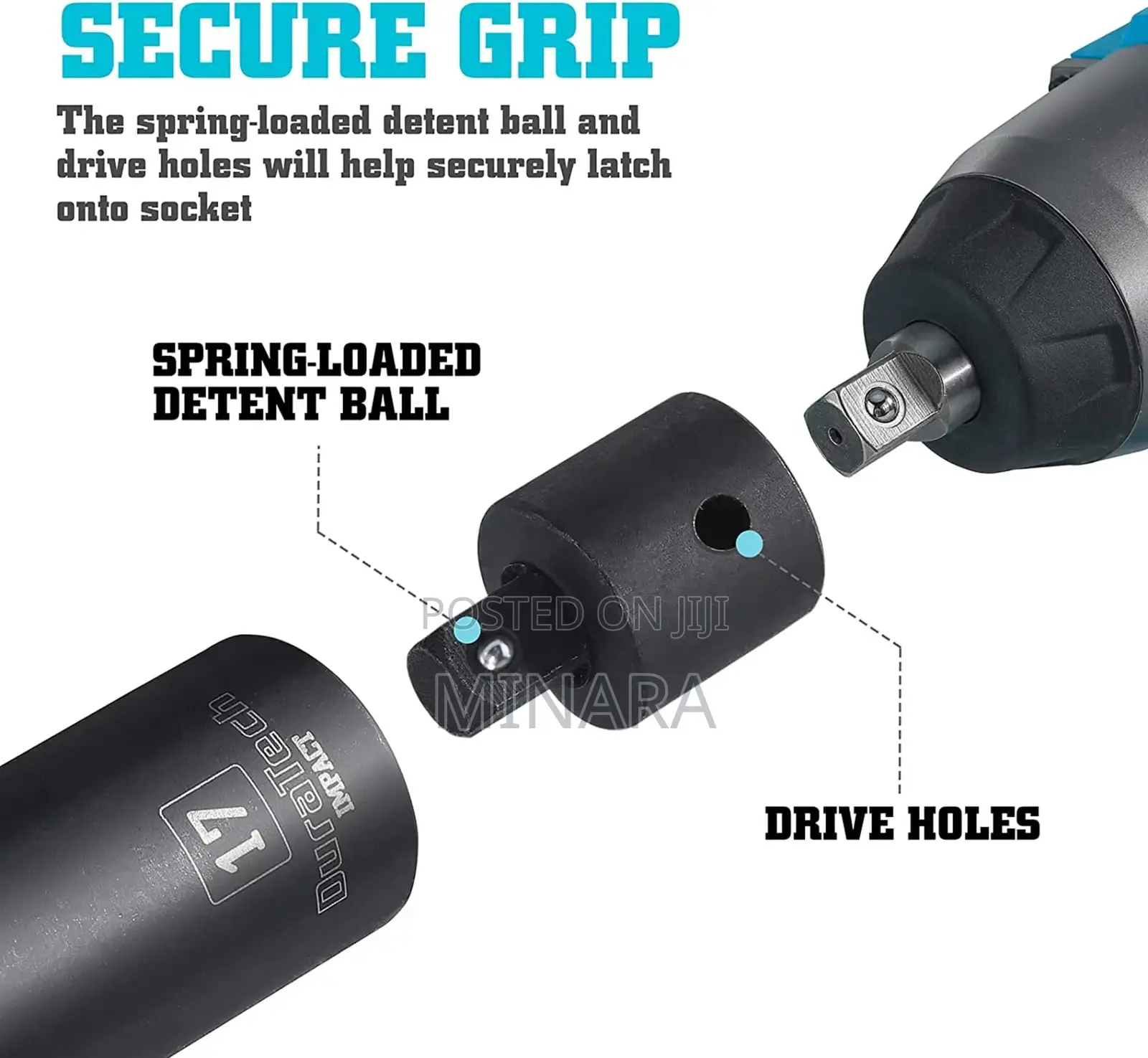 6 PCS Impact Socket Adapter / Reducer Kit