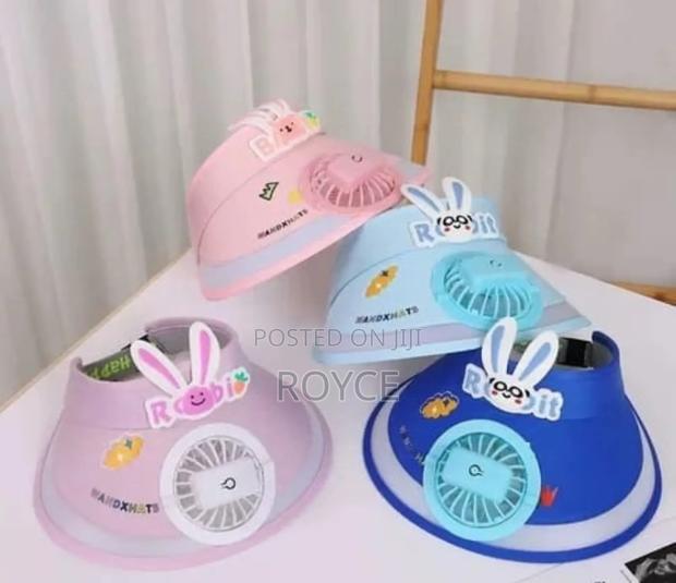 Kids Sun Hat With Fan - thumbnail 4