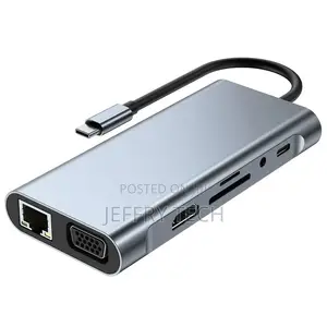 11-in-1 USB C Hub USB C to HDMI Adapter Sd/Microsd Card R