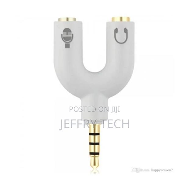 Pack 2 Jack to 2xjack Headset Adapter - PC to GSM