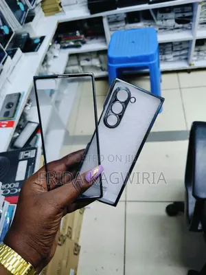 Samsung Galaxy Fold 6 Clear Back Case With Front Protector