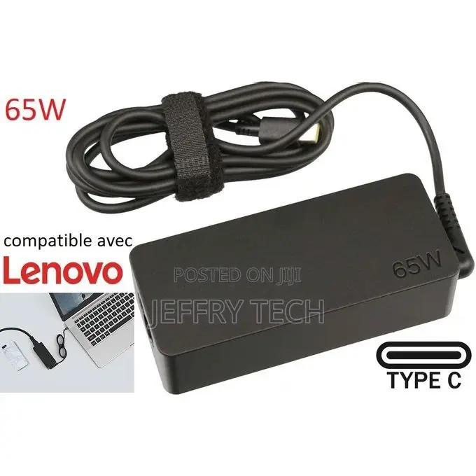Adaptable Charger for Lenovo Laptop - 65W - Type C