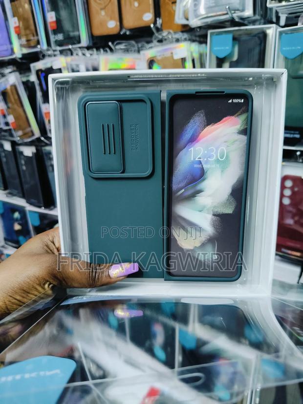 Nilkin Camshield Silky Silicone Case For Samsung Fold 4 - thumbnail 2