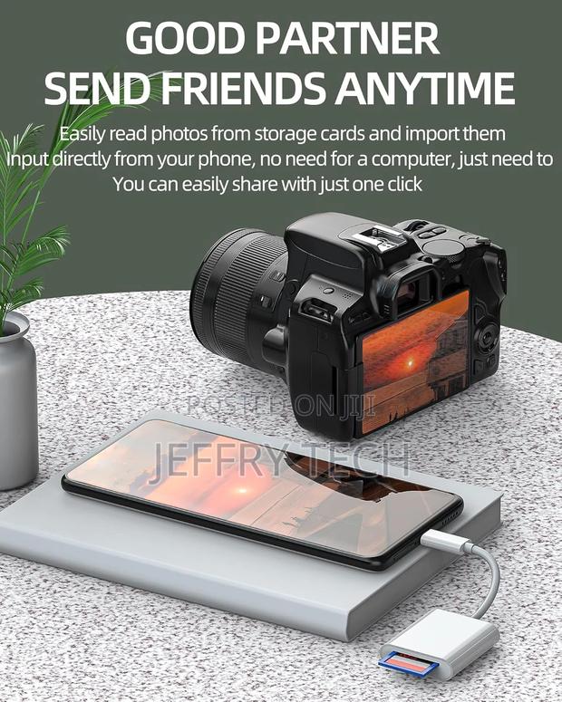 iPhone 15 Pro Max Plus USB C Sd Card Reader Adapter (2in1)Ca - thumbnail 3