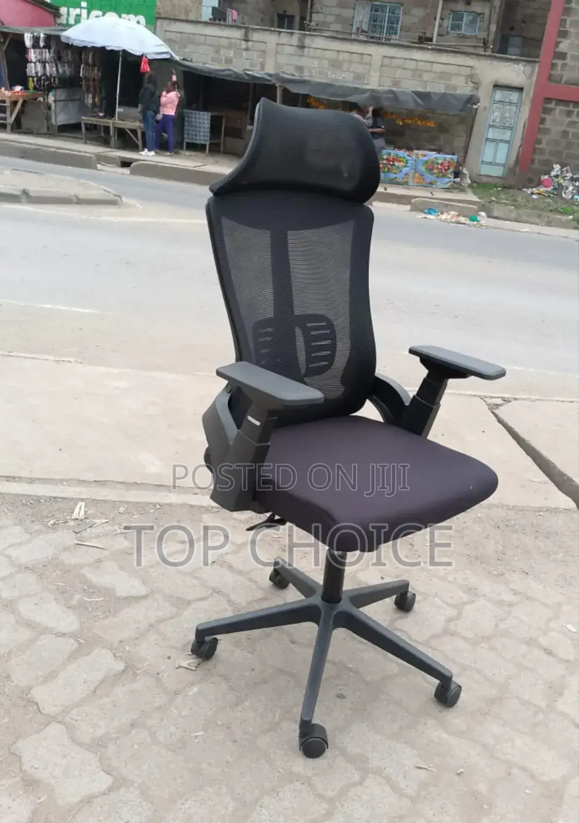 Improved Fabric Headrest Office Chair