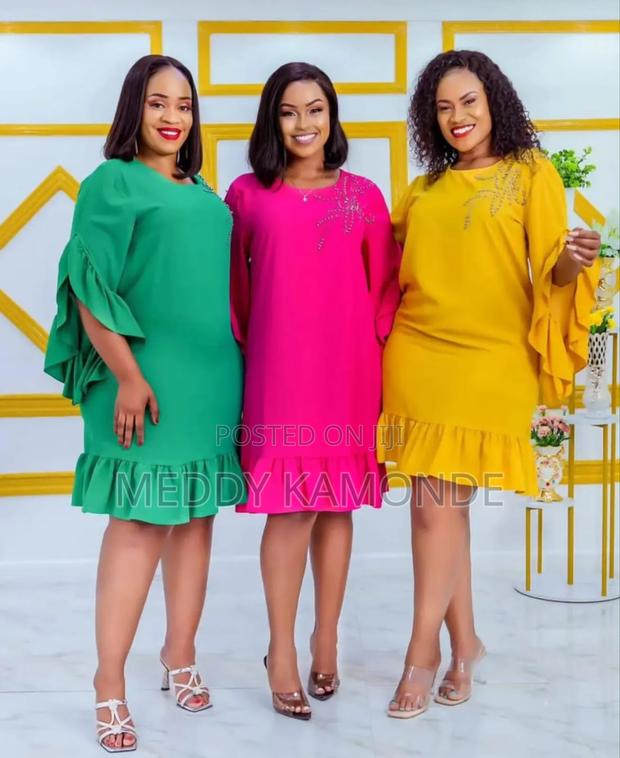 Green/Pink/Mastard Shift Dresses