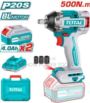 500N.M Max Torque 20v Total Cordless Impact Wrench - thumbnail 2
