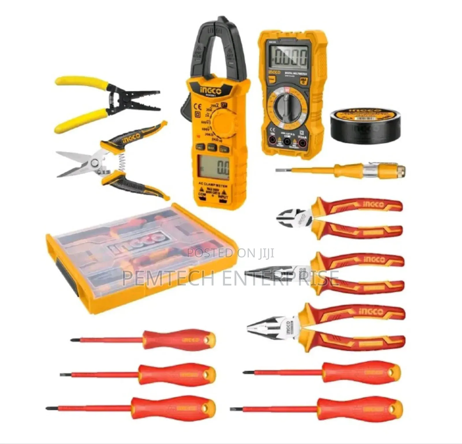 7pcs Ingco Telecom Kit
