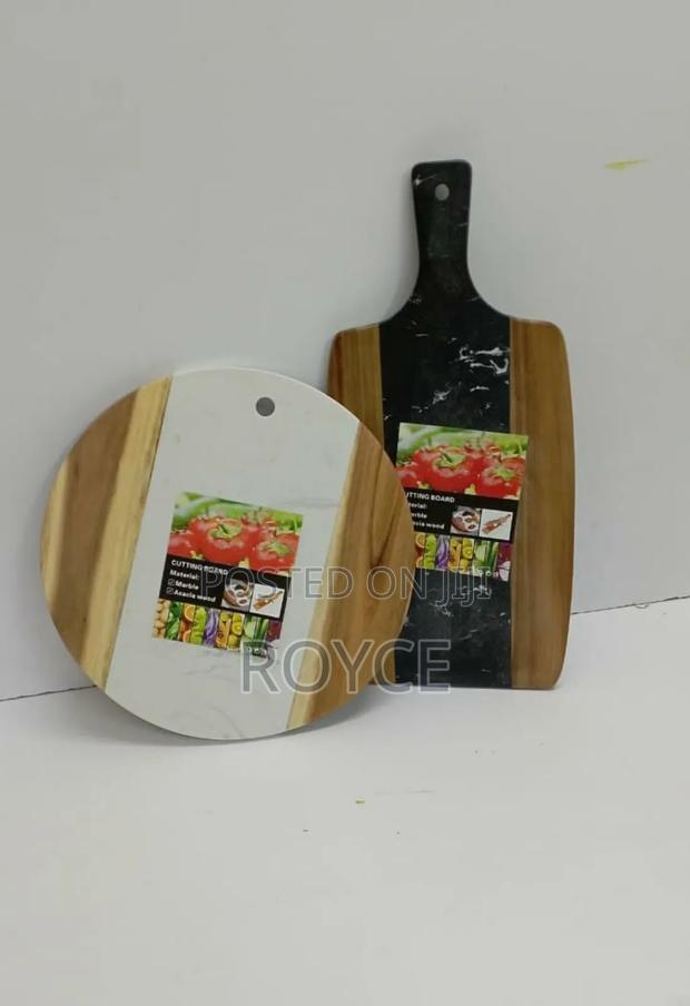 Marble + Acacia Wood Chopping / Serving Board
