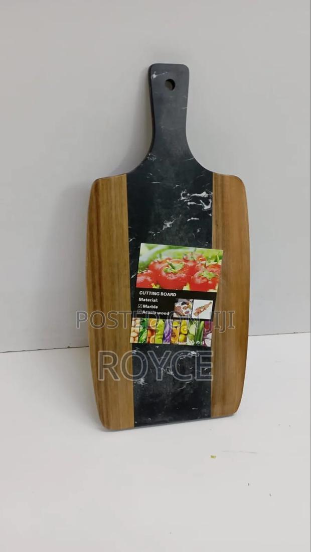 Marble + Acacia Wood Chopping / Serving Board - thumbnail 2