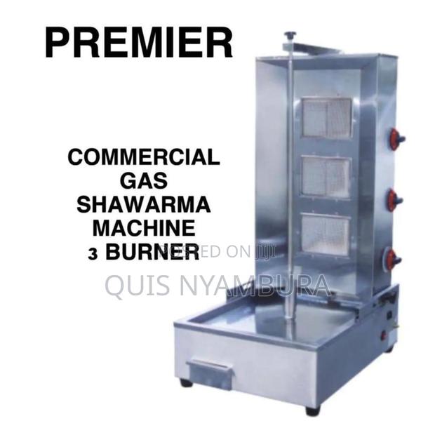 Commercial Gas Shawarma 3 Burner Machine - main view