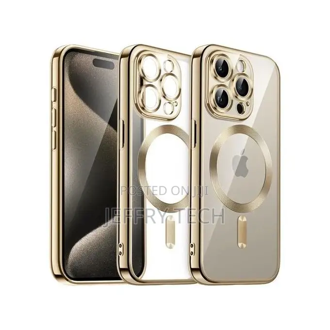 Magsafe Silicone With Camera Protection for iPhone 15 Pro -