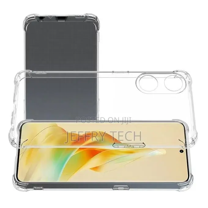 Silicone Case Compatible With Oppo Reno 8t - 4G - Transparen