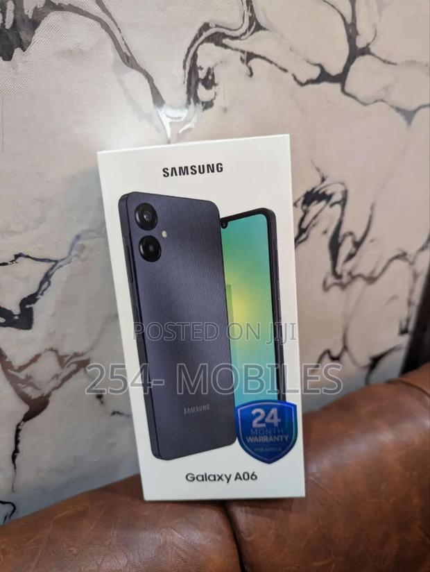 New Samsung Galaxy A06 128 GB Black - thumbnail 2