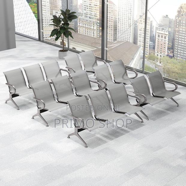 Office Bench -Reception Chair With Armrest for Waiting Room - thumbnail 4