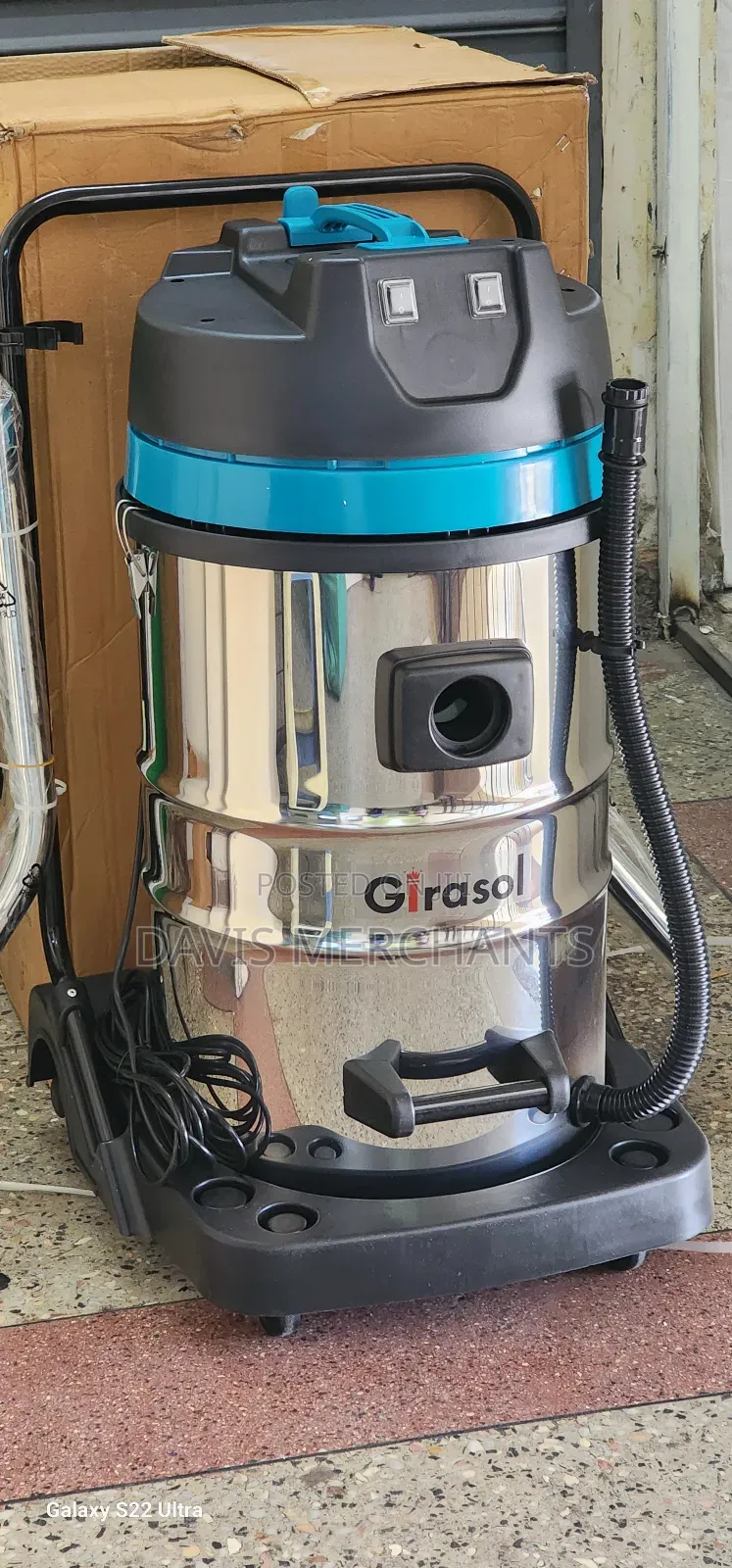 100L Vacuum Cleaner Machine With Movable Tray