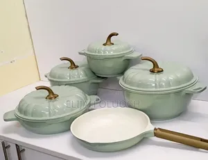 9PCS USFE Pumpkin Granite Cookware Set*