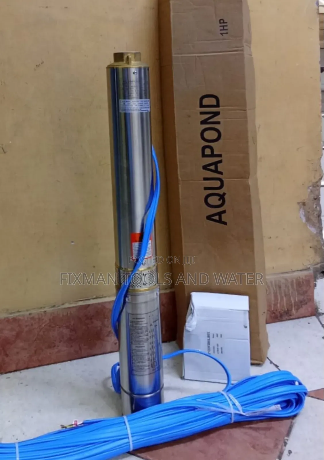 AQUAPOND ITALIAN Submersible Water Pump 1hp 105M Head