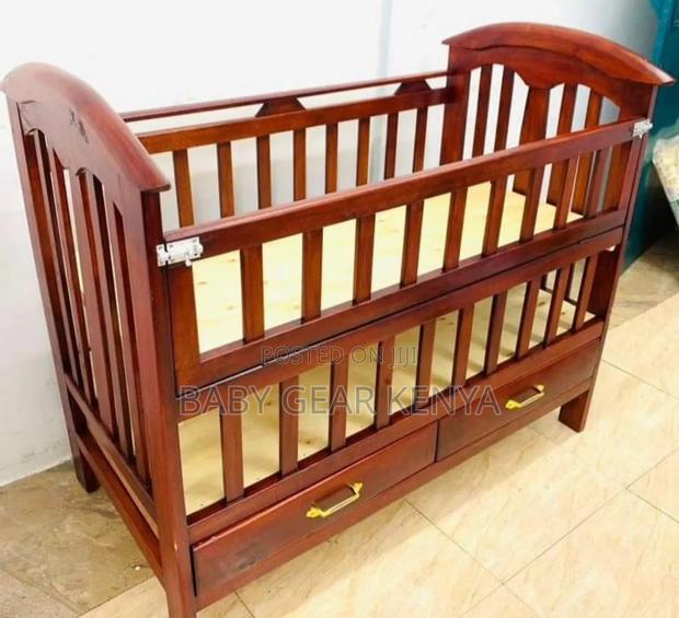 Baby Cot*Cosleeper *Mahogany - thumbnail 2