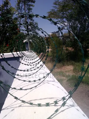 Electric Fence and Razor Installation