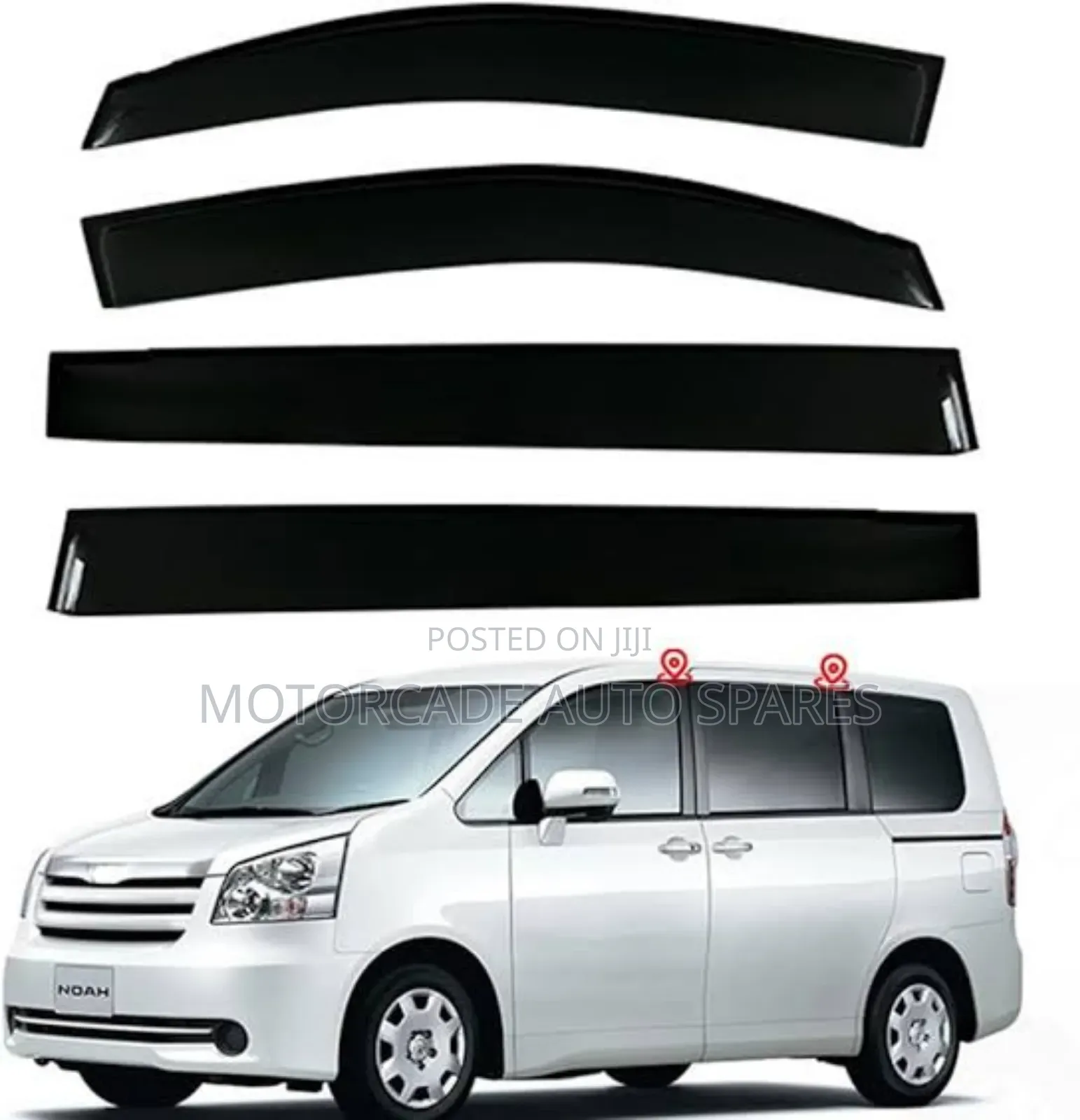 Toyota Noah 2004 Windbreakers/Window Visors