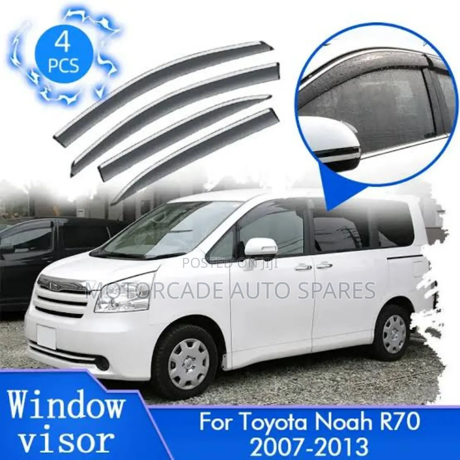 Toyota Noah Voxy 2008-2012 Windbreakers/Window Visors