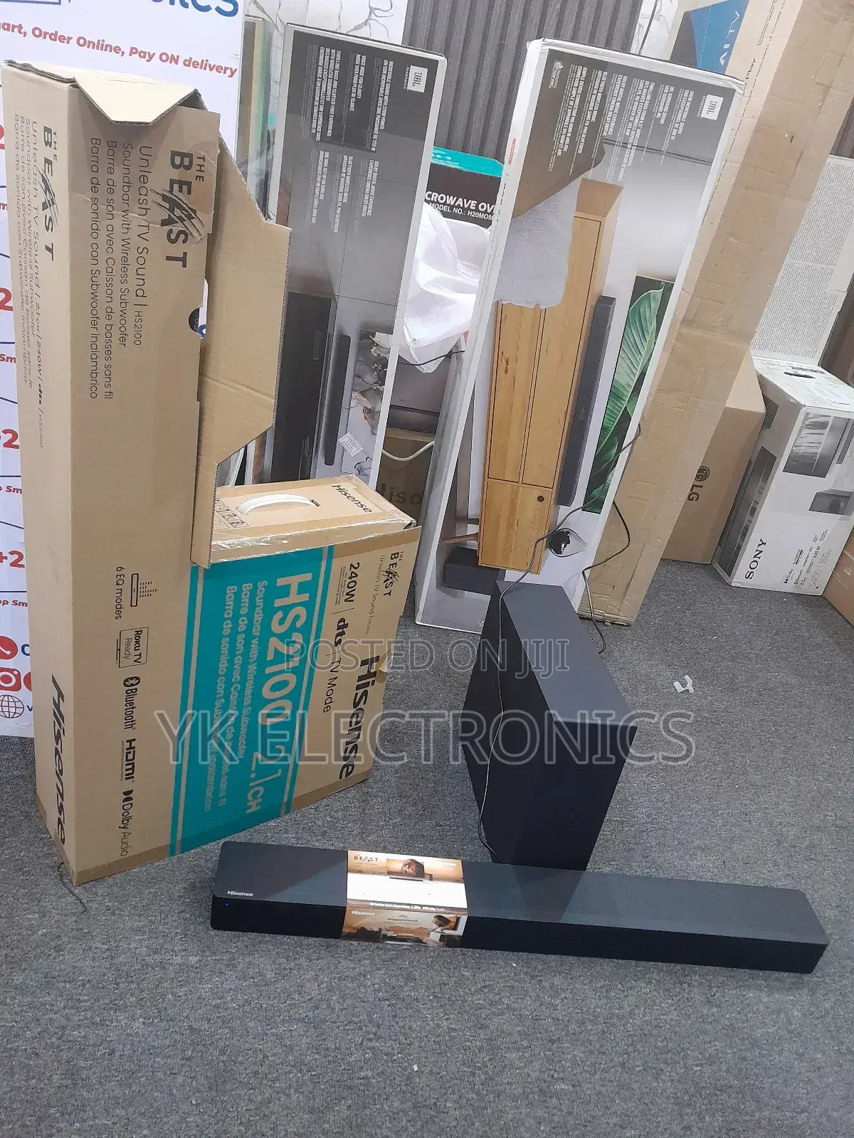 Hisense Hs2100 2.1ch Wireless Soundbar 240w