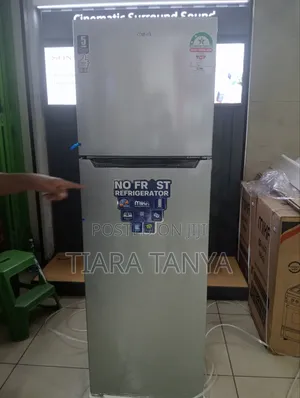 MIKA Fridge, 255L, 2 Door Top Mount Freezer, No Frost (